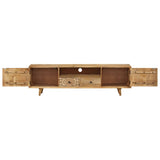 NNEVL TV Cabinet 140x30x40 cm Solid Mango Wood