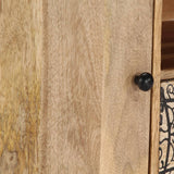 NNEVL TV Cabinet 140x30x40 cm Solid Mango Wood