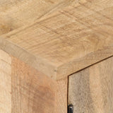 NNEVL TV Cabinet 140x30x40 cm Solid Mango Wood