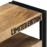NNEVL TV Cabinet 100x30x45 cm Solid Mango Wood