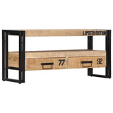 NNEVL TV Cabinet 100x30x45 cm Solid Mango Wood