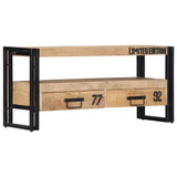 NNEVL TV Cabinet 100x30x45 cm Solid Mango Wood