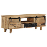 NNEVL TV Cabinet 120x30x40 cm Solid Mango Wood