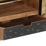 NNEVL TV Cabinet 120x30x40 cm Solid Mango Wood