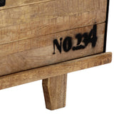 NNEVL TV Cabinet 120x30x40 cm Solid Mango Wood