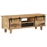 NNEVL TV Cabinet 120x30x40 cm Solid Mango Wood