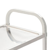NNEVL 3-Tier Kitchen Trolley 95x45x83.5 cm Stainless Steel