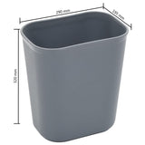 NNEVL Kitchen Cart with Plastic Containers 82x43.5x93 cm