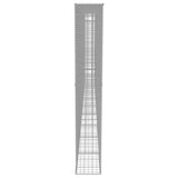 NNEVL Gabion Wall with Covers Galvanised Steel 600x30x200 cm