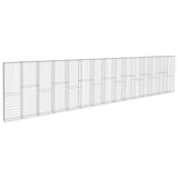 NNEVL Gabion Wall with Covers Galvanised Steel 900x50x200 cm