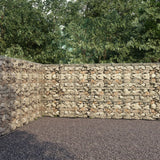 NNEVL Gabion Wall with Covers Galvanised Steel 900x50x200 cm