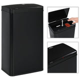 NNEVL Automatic Sensor Dustbin Black Steel 70 L