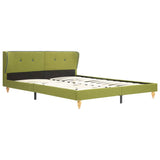 NNEVL Bed Frame Green Fabric 183x203 cm King Size