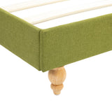 NNEVL Bed Frame Green Fabric 183x203 cm King Size