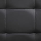 NNEVL Bed Frame Black Faux Leather 106x203 cm King Single Size
