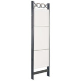 NNEVL 6-Panel Room Divider White 240x180 cm