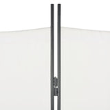 NNEVL 3-Panel Room Divider White 150x180 cm