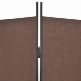 NNEVL 4-Panel Room Divider Brown 200x180 cm
