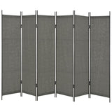NNEVL 6-Panel Room Divider Anthracite 300x180 cm