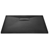 NNEVL Shower Base Tray SMC Black 80x80 cm