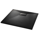 NNEVL Shower Base Tray SMC Black 90x80 cm
