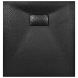 NNEVL Shower Base Tray SMC Black 90x80 cm