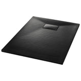 NNEVL Shower Base Tray SMC Black 100x70 cm