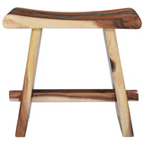 NNEVL Stool Solid Suar Wood and Polyresin