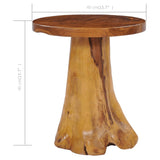 NNEVL Coffee Table 40x40 cm Solid Teak Wood