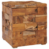 NNEVL Storage Stool Solid Teak Wood