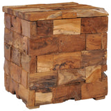 NNEVL Storage Stool Solid Teak Wood