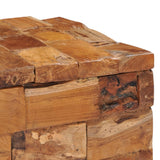 NNEVL Storage Stool Solid Teak Wood