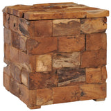 NNEVL Storage Stool Solid Teak Wood