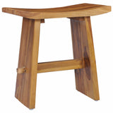 NNEVL Stool Solid Teak Wood