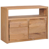 NNEVL Sideboard 80x30x60 cm Solid Teak Wood