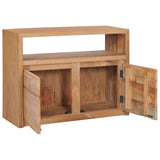 NNEVL Sideboard 80x30x60 cm Solid Teak Wood