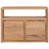 NNEVL Sideboard 80x30x60 cm Solid Teak Wood