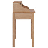 NNEVL Desk 90x50x100 cm Solid Teak Wood
