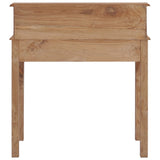 NNEVL Desk 90x50x100 cm Solid Teak Wood