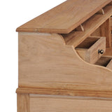 NNEVL Desk 90x50x100 cm Solid Teak Wood