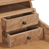 NNEVL Desk 90x50x100 cm Solid Teak Wood