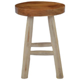 NNEVL Stool Brown Teak Wood