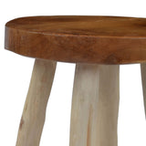 NNEVL Stool Brown Teak Wood