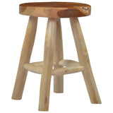 NNEVL Stool Brown Teak Wood