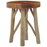 NNEVL Stool Brown Teak Wood