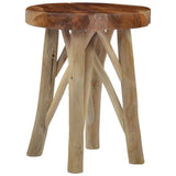 NNEVL Stool Brown Teak Wood