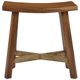 NNEVL Bathroom Stool Solid Suar Wood