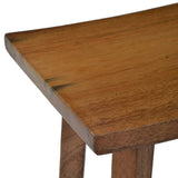 NNEVL Bathroom Stool Solid Suar Wood