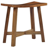 NNEVL Bathroom Stool Solid Suar Wood