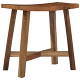 NNEVL Bathroom Stool Solid Suar Wood